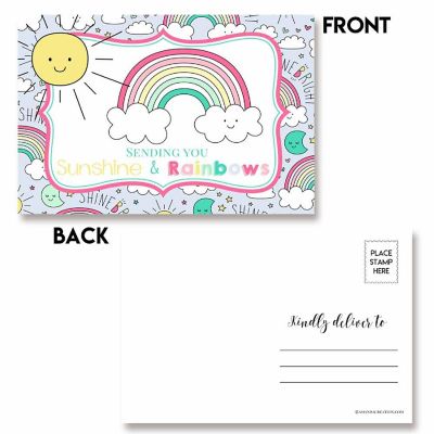 AmandaCreation Sunshine and Rainbows Postcards 20pc. Image 3