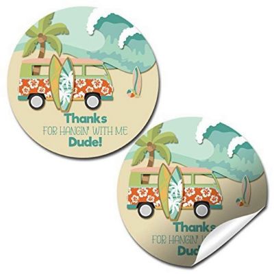 AmandaCreation Surfs Up Envelope Seals 40pc Image 1