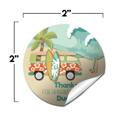 AmandaCreation Surfs Up Envelope Seals 40pc Image 2