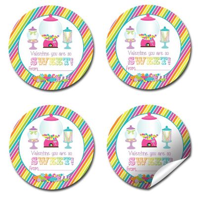 AmandaCreation Sweet Candy Envelope Seals 40pc. Image 1