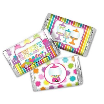 AmandaCreation Sweet Celebration Mini Candybar Wrappers 45pc. Image 1