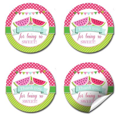 AmandaCreation Sweet Watermelon Envelope Seals 40pc. Image 1