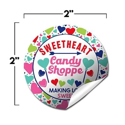 AmandaCreation Sweetheart Candy Envelope Seals 40pc. Image 1