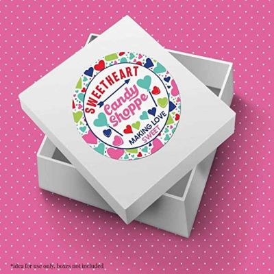 AmandaCreation Sweetheart Candy Envelope Seals 40pc. Image 2