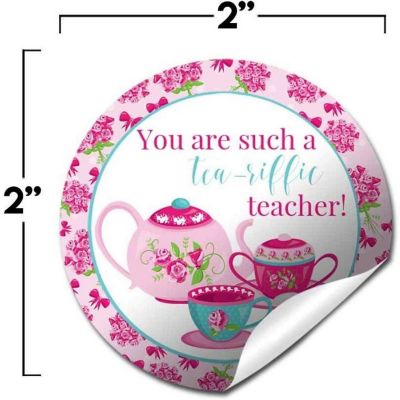 AmandaCreation Teapot Appreciation Stickers 40pc. Image 1