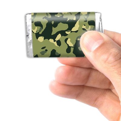 AmandaCreation Ten Hut Army Mini Candybar Wrappers 45pc Image 2