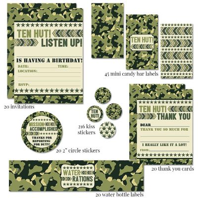 AmandaCreation Ten Hut Party Bundle 381pc. Image 1