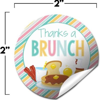AmandaCreation Thanks a Brunch Envelope Seals 40pc. Image 2