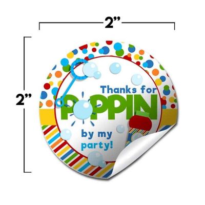 AmandaCreation Thanks for Poppin' By Envelope Seals 40pc. Image 1
