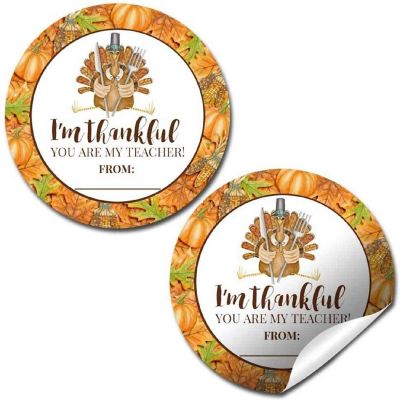 AmandaCreation Thanksgiving Appreciation Envelope Seals 40pc. Image 1