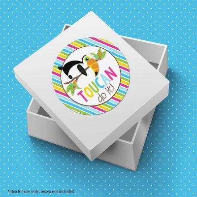 AmandaCreation Toucan Do It Envelope Seals 40pc. Image 2