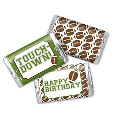 AmandaCreation Touchdown Mini Candybar Wrappers 45pc. Image 1