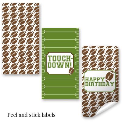 AmandaCreation Touchdown Mini Candybar Wrappers 45pc. Image 3