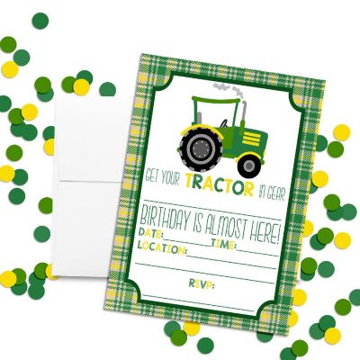 AmandaCreation Tractor Invitations 40pc. by AmandaCreation Image 1