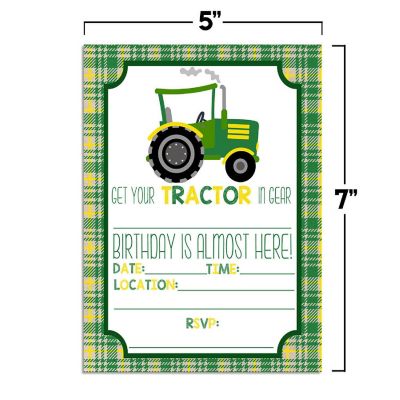 AmandaCreation Tractor Invitations 40pc. by AmandaCreation Image 2