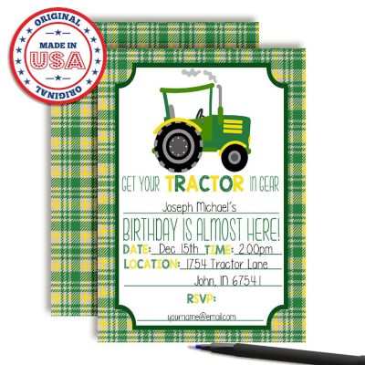 AmandaCreation Tractor Invitations 40pc. by AmandaCreation Image 3