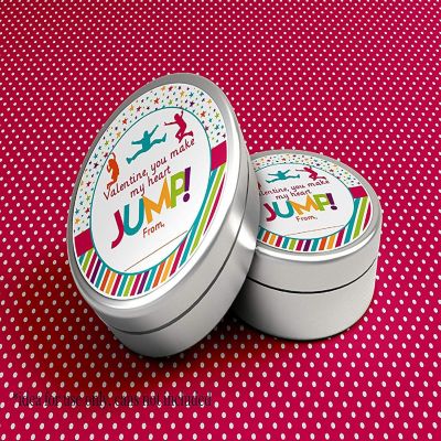 AmandaCreation Trampoline Pink Envelope Seals 40pc. Image 2