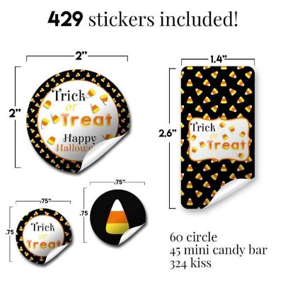 AmandaCreation Trick or Treat Sticker Bundle 429pc. Image 1