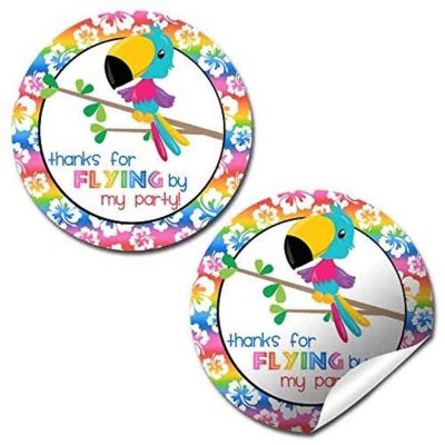 AmandaCreation Tropical Toucan Envelope Seals 40pc. Image 1