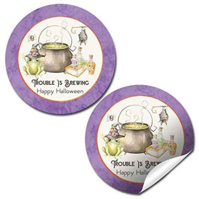 AmandaCreation Trouble is Brewing Envelope Seals 40pc. Image 1