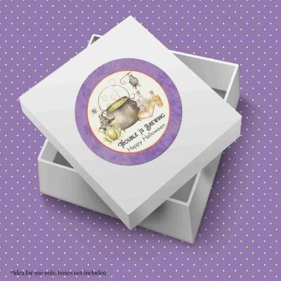 AmandaCreation Trouble is Brewing Envelope Seals 40pc. Image 2