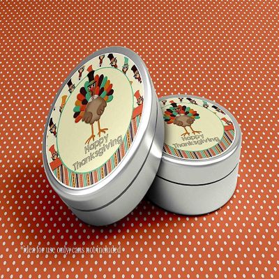 AmandaCreation Turkey Time Envelope Seals 40pc. Image 2