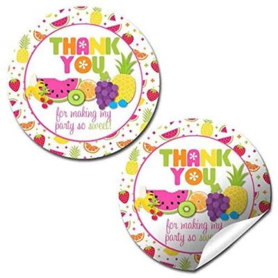 AmandaCreation Tutti Frutti Envelope Seals 40pc. Image 1