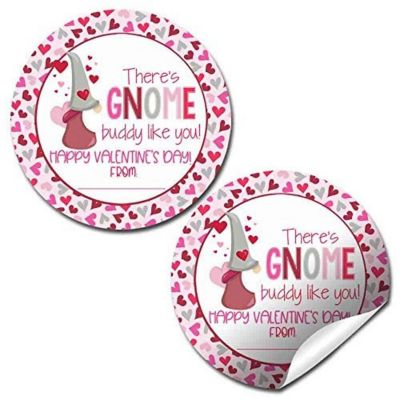 AmandaCreation Valentine Gnome Envelope Seals 40pc. Image 1