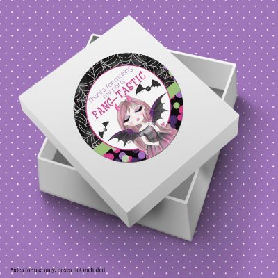 AmandaCreation Vampire Girl Envelope Seals 40pc. Image 1
