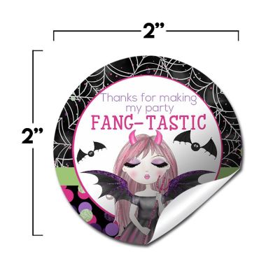 AmandaCreation Vampire Girl Envelope Seals 40pc. Image 2