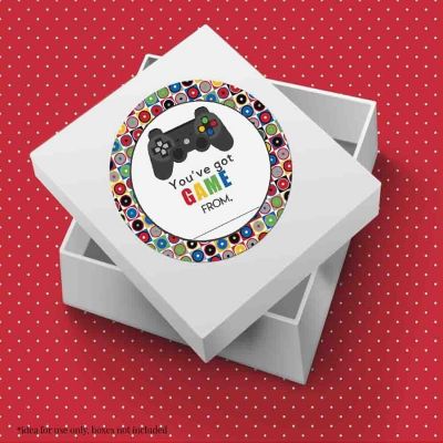 AmandaCreation Video Game Valentine Envelope Seals 40pc. Image 2