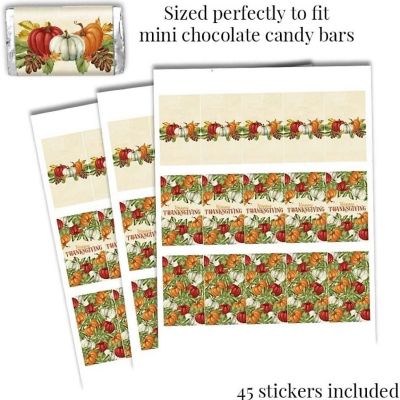 AmandaCreation Watercolor Pumpkin Sticker Bundle 429pc. Image 3