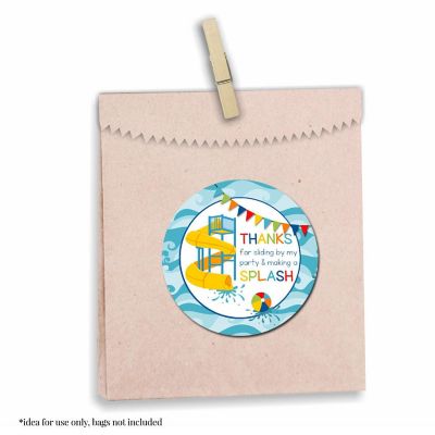 AmandaCreation Waterslide Fun Envelope Seals 40pc. Image 3