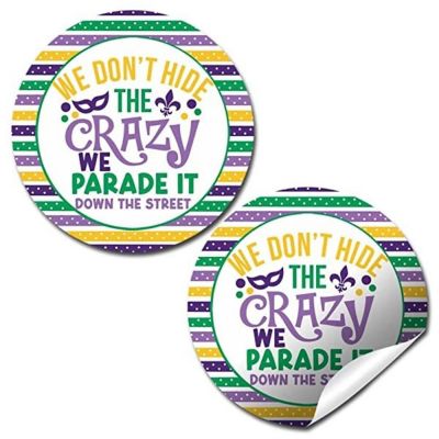 AmandaCreation We Don't Hide The Crazy Envelope Seals 40pc. Image 1