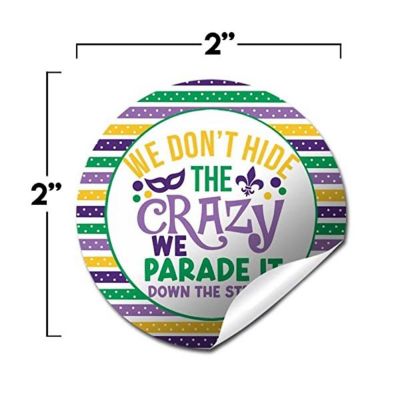 AmandaCreation We Don't Hide The Crazy Envelope Seals 40pc. Image 1