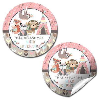 AmandaCreation Wild Adventure Envelope Seals 40pc. Image 1