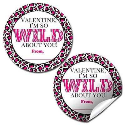 AmandaCreation Wild Animal Print Envelope Seals 40pc. Image 1