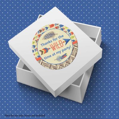 AmandaCreation Wild One Tribal Envelope Seals 40pc. Image 1