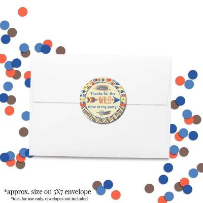 AmandaCreation Wild One Tribal Envelope Seals 40pc. Image 3
