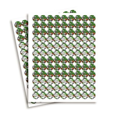 AmandaCreation Winter Pinecone Kiss Stickers Kiss Stickers 324pc. Image 2