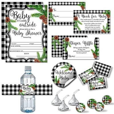 AmandaCreation Winter Pinecone Party Bundle 381pc. Image 1