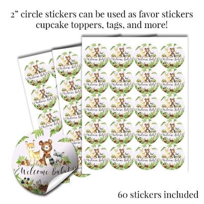 AmandaCreation Woodland Animals Sticker Bundle 429pc. Image 3