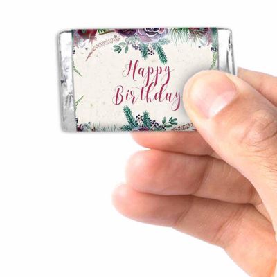 AmandaCreation Woodland Forest Fox Mini Candybar Wrappers 45pcs. Image 1