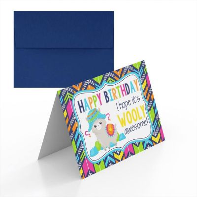 AmandaCreation Wooly Awesome Greeting Card 2pc. Image 1