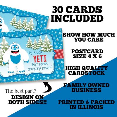 AmandaCreation Yeti Teacher Mail for Students 30pc. Image 3