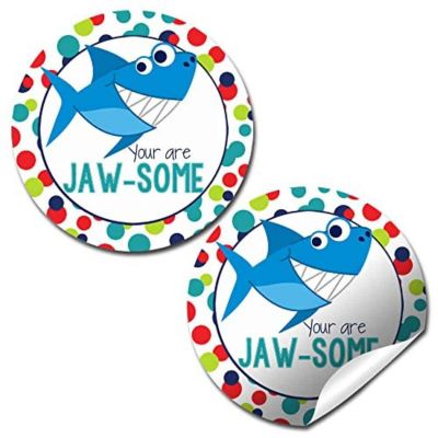 AmandaCreation You are Jaw-Some Envelope Seals 40pc. Image 1