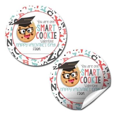 AmandaCreation You Are One Smart Cookie Envelope Seals 40pc. Image 1