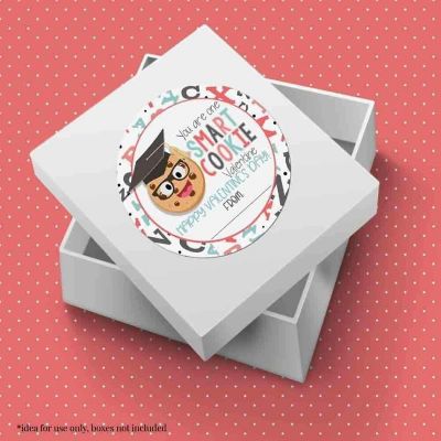 AmandaCreation You Are One Smart Cookie Envelope Seals 40pc. Image 2