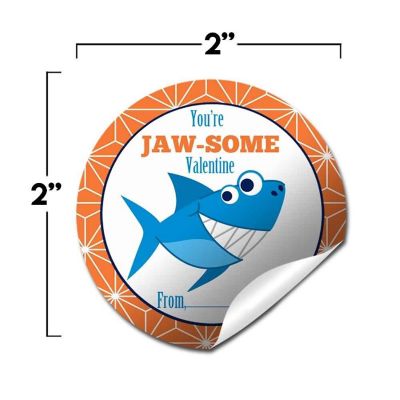AmandaCreation You're Jawsome Envelope Seals 40pc. Image 1