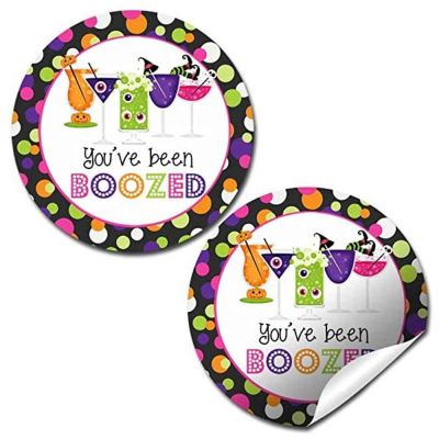 AmandaCreation You've Been Boozed Envelope Seals 40pc. Image 1